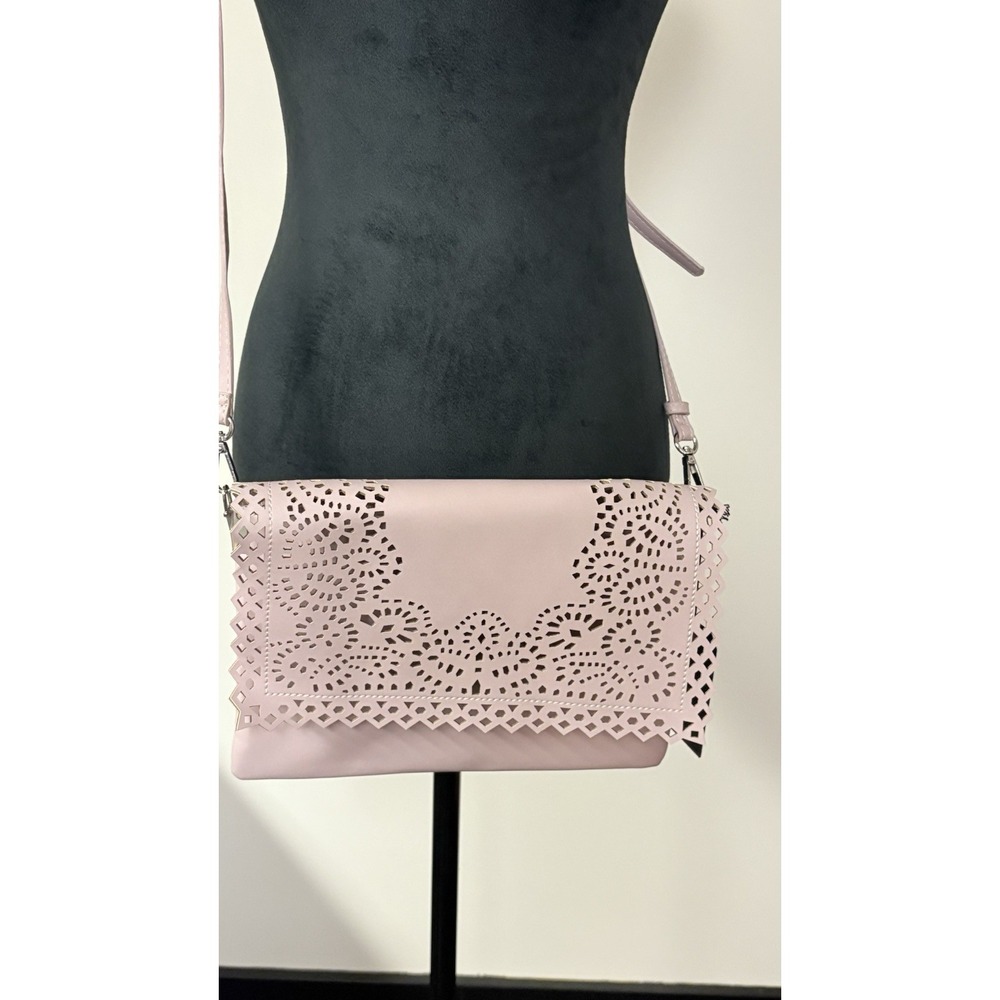 Moda Luxe Light Purple Laser Cut Crossbody Bag NWT Charming Charlie